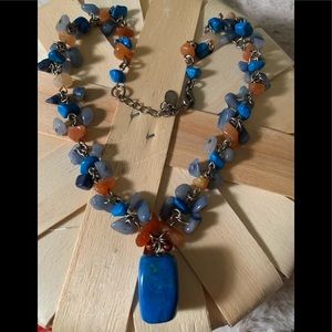 Multistone necklace nice quality in great condition